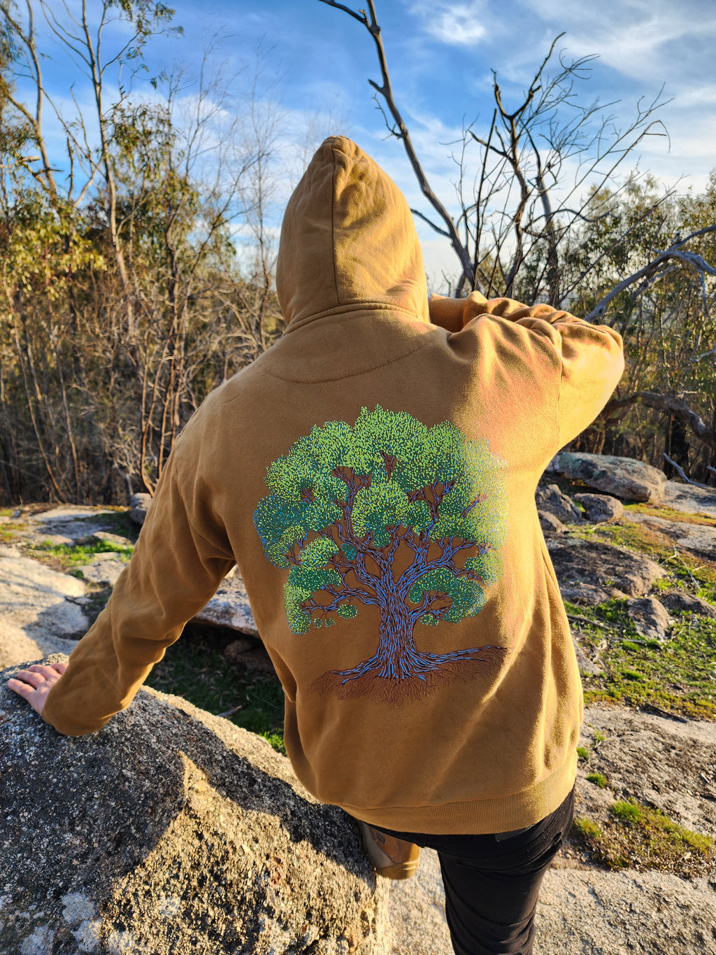 "Blue Gum" Hoodie Jumper